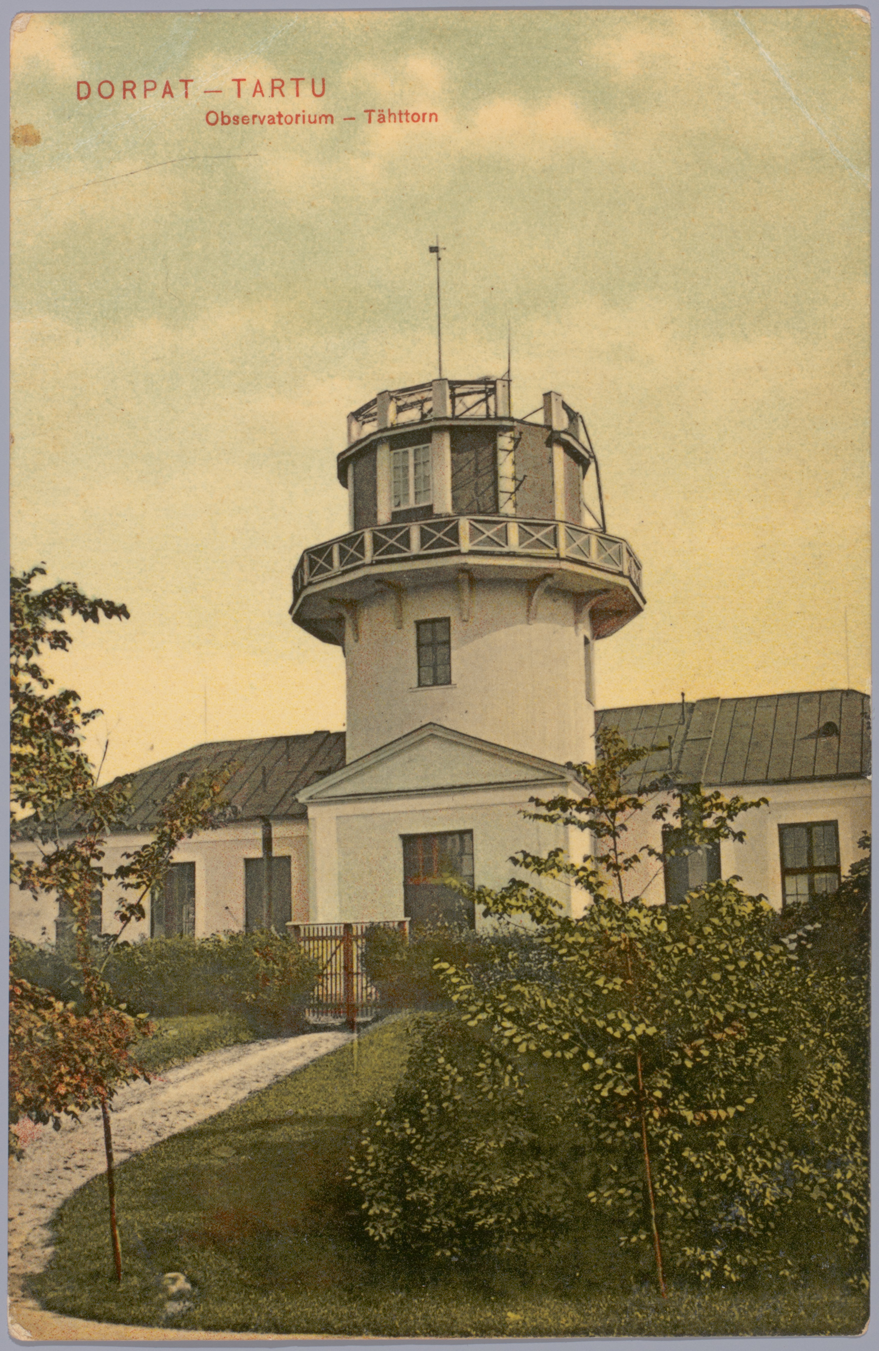 Postkaart Andrus Ansipi kogust. Tähetorn