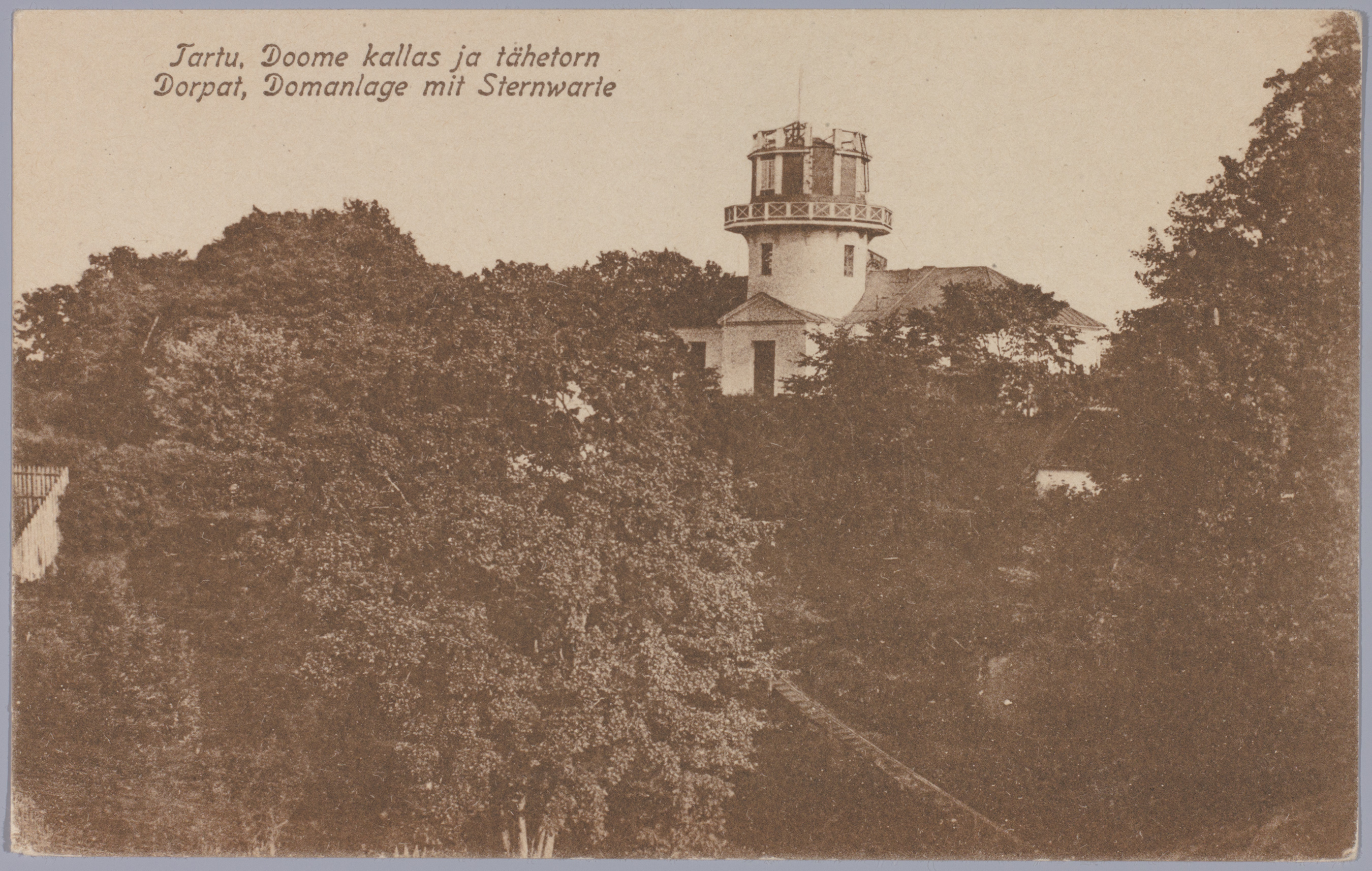 Postkaart Andrus Ansipi kogust. Tähetorn