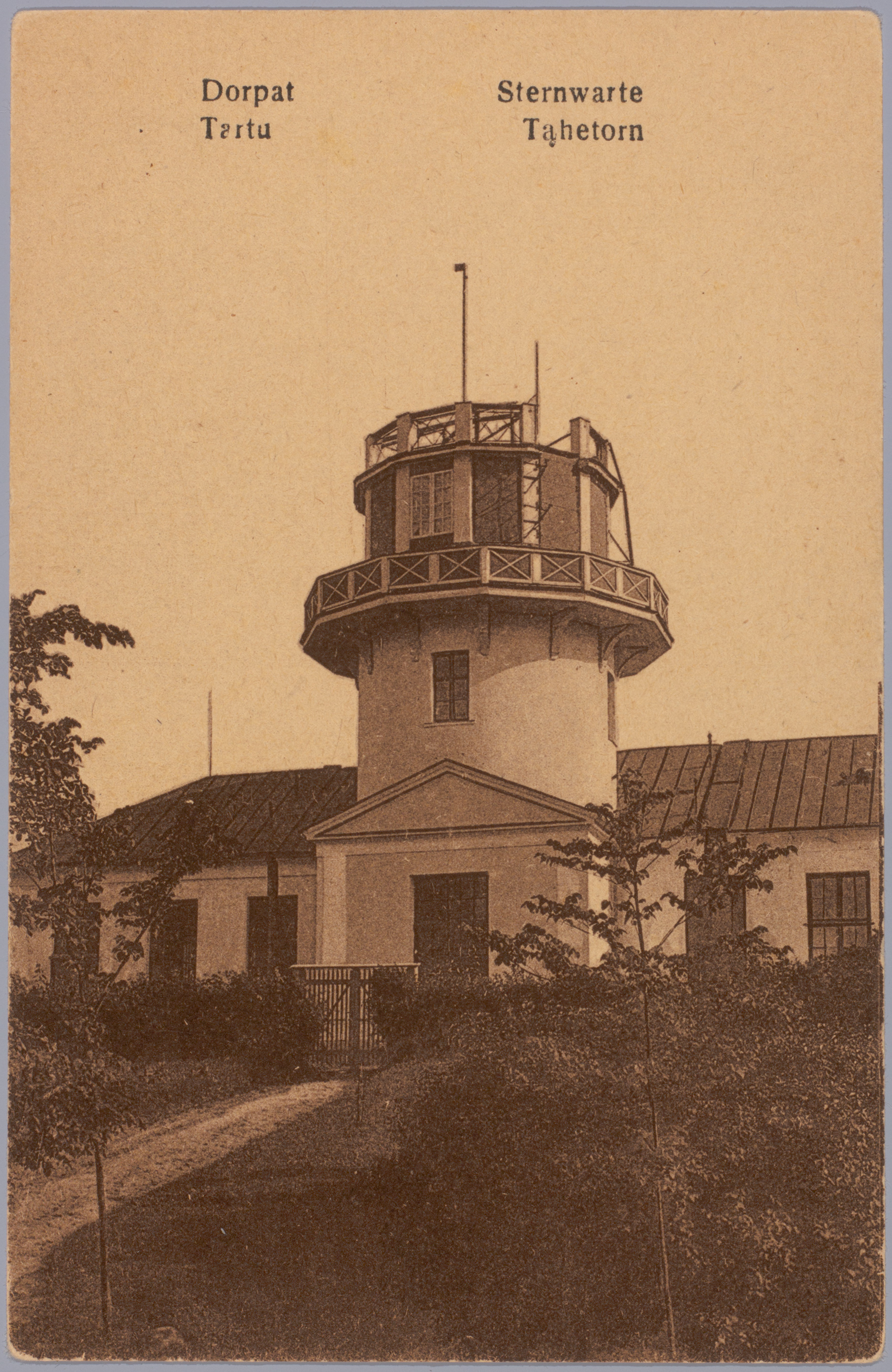 Postkaart Andrus Ansipi kogust. Tähetorn