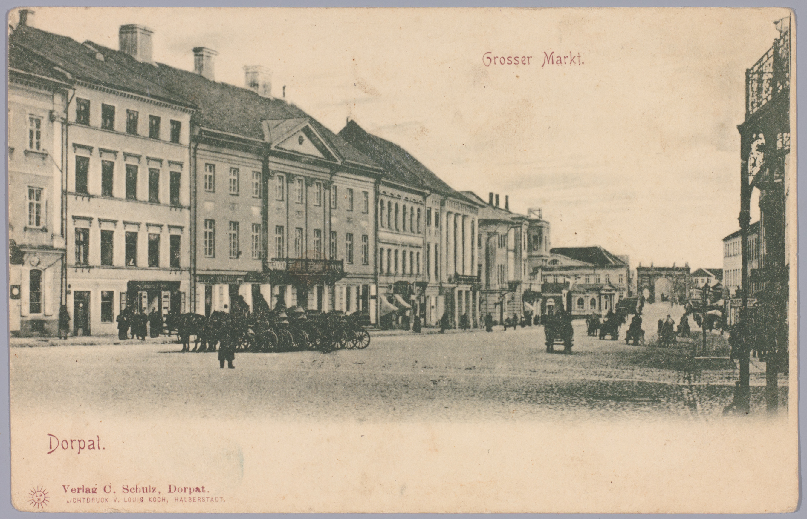 Postkaart Andrus Ansipi kogust. Suurturg