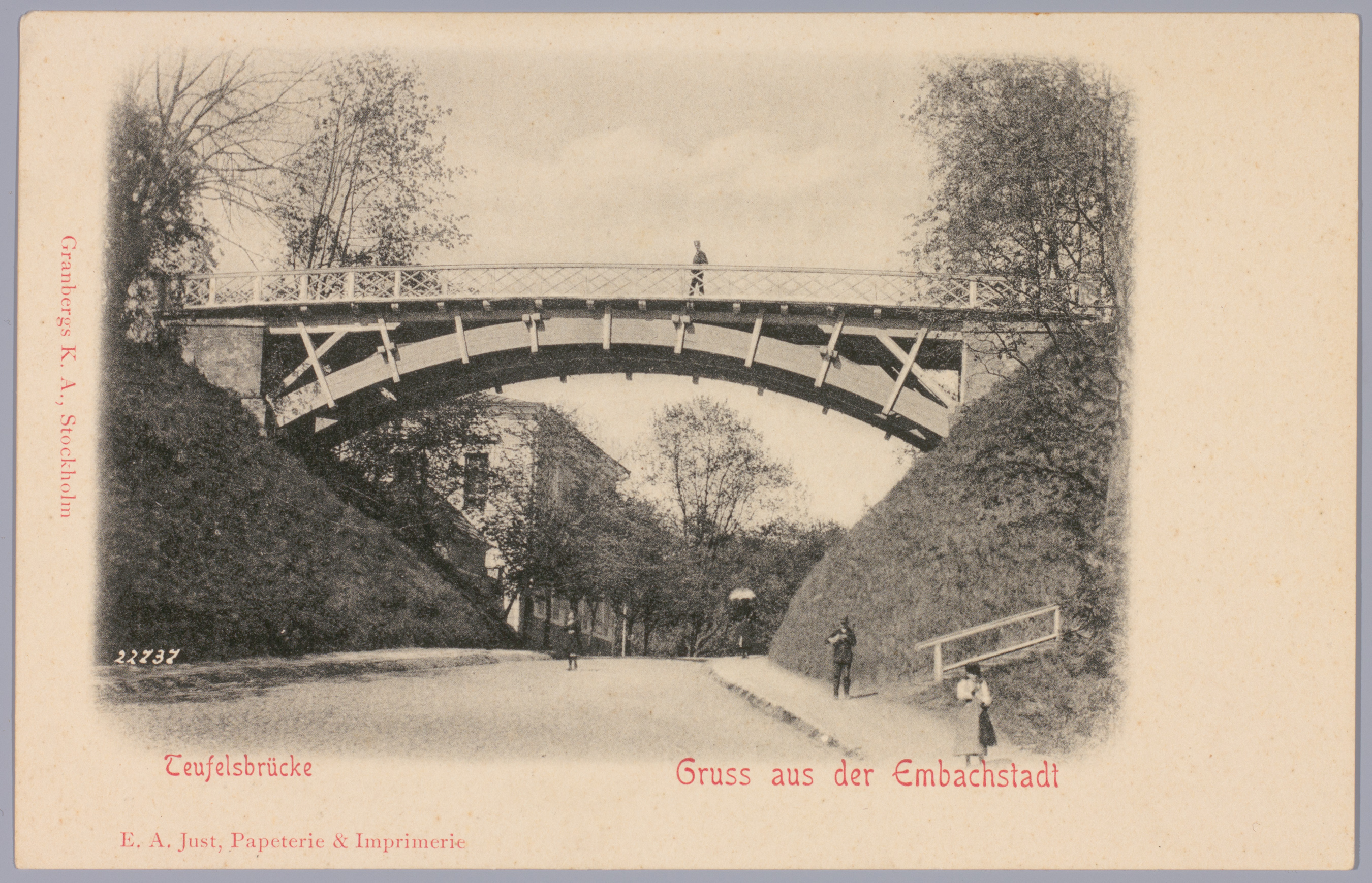 Postkaart Andrus Ansipi kogust. Kuradisild