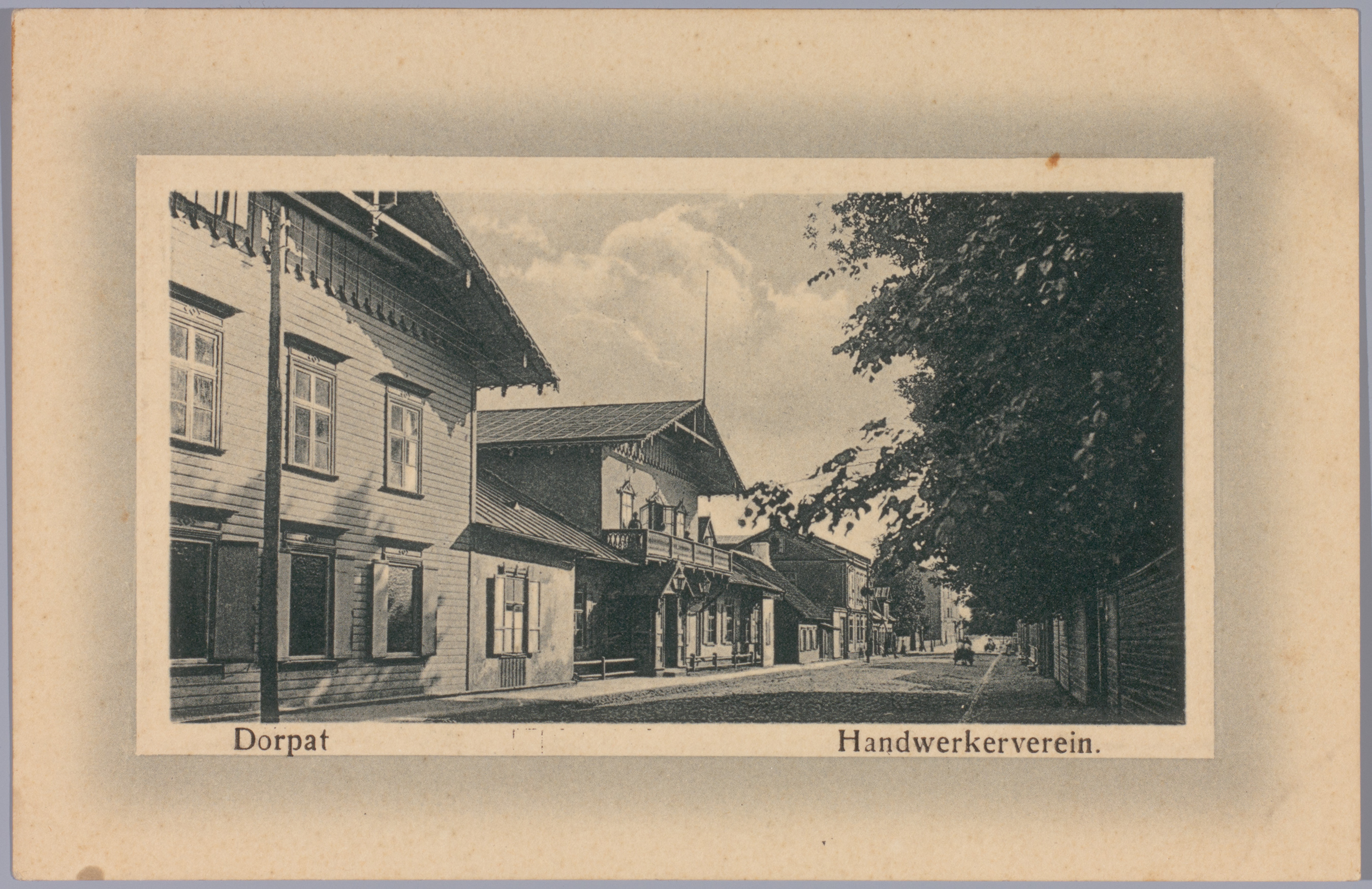 Postkaart Andrus Ansipi kogust. Käsitööliste selts