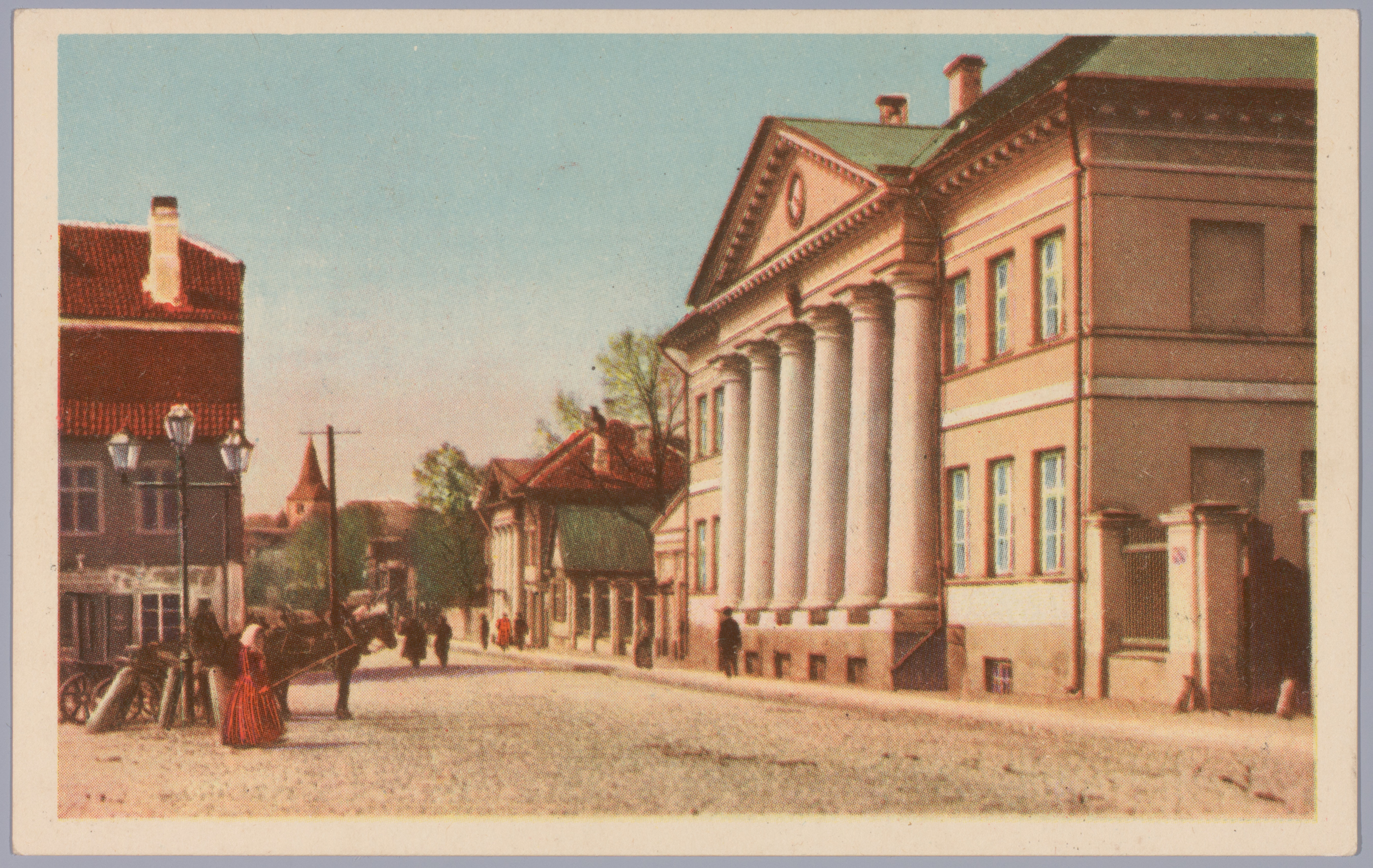 Postkaart Andrus Ansipi kogust. Veterinaaria instituut