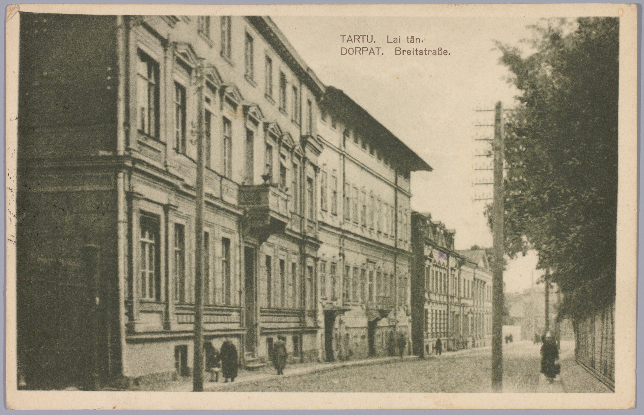 Postkaart Andrus Ansipi kogust. Lai tänav