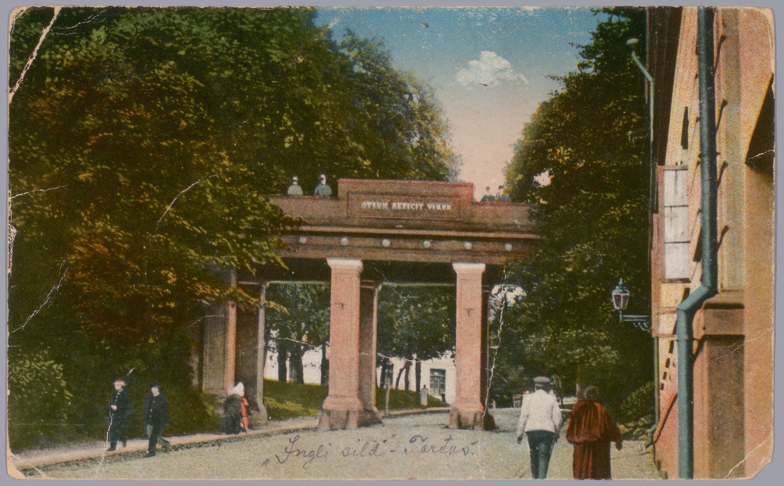 Postkaart Andrus Ansipi kogust. Inglisild