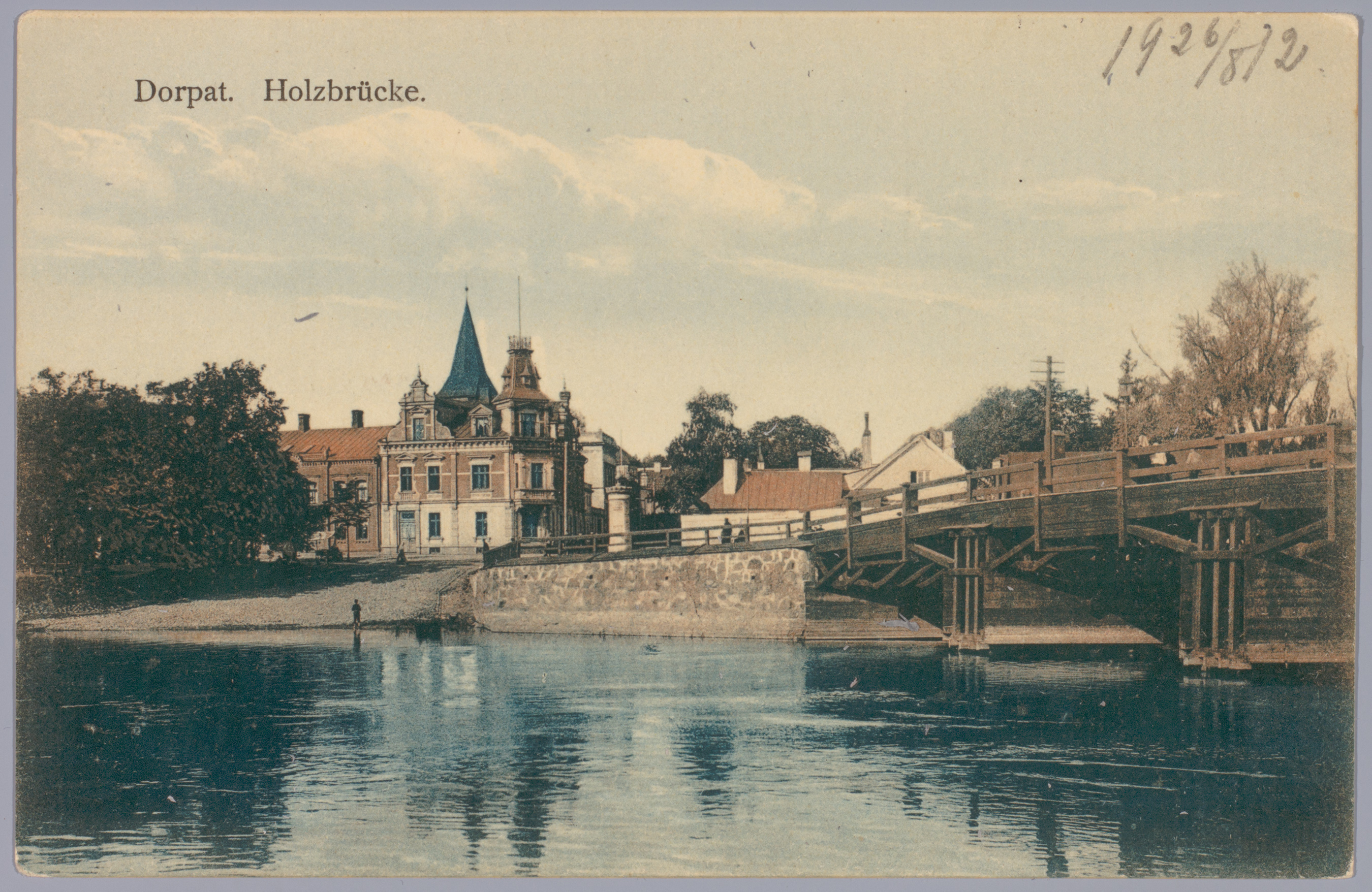 Postkaart Andrus Ansipi kogust. Puusild