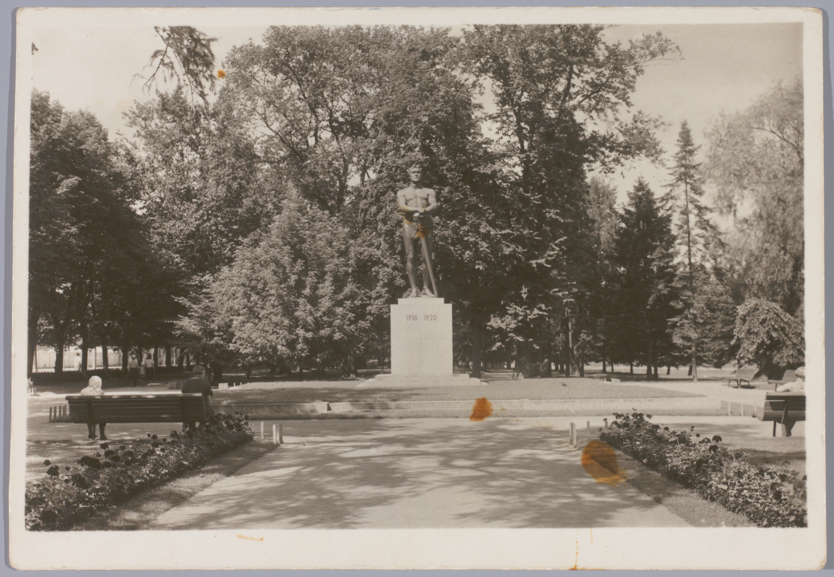 Postkaart Andrus Ansipi kogust. Vabadussammas