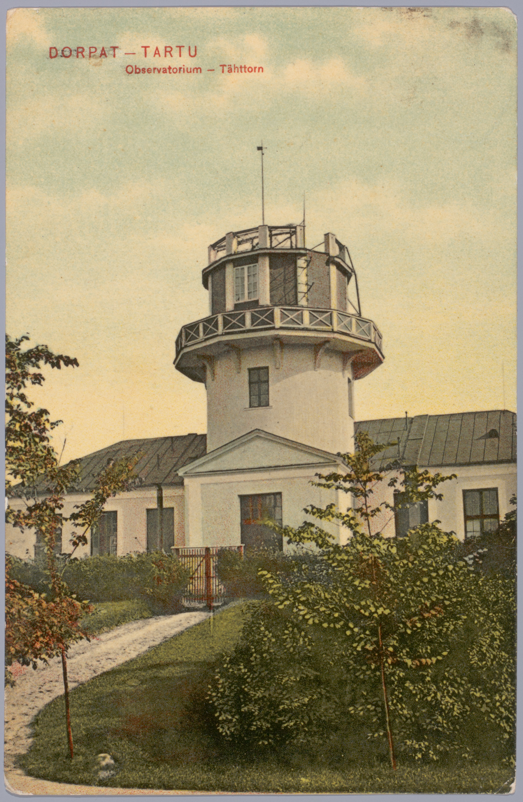 Postkaart Andrus Ansipi kogust. Tähetorn