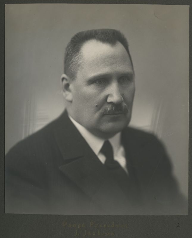 Portree: Eesti Panga president J. Jaakson