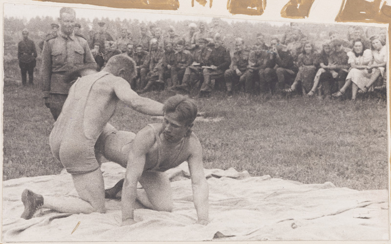 Eesti polgu maadlejate etteaste. 1943. a. suvi