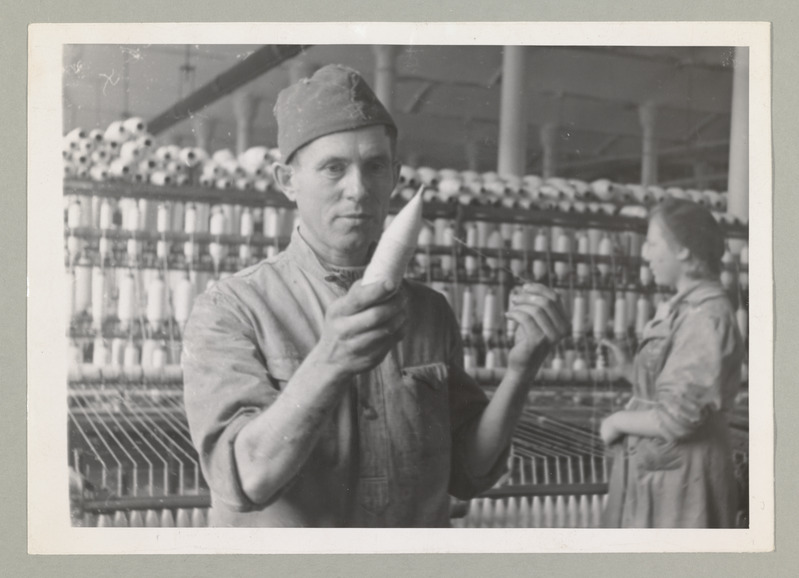 Narva Kreenholmi Manufaktuur 1945.a. Lööktööline Andrejev.