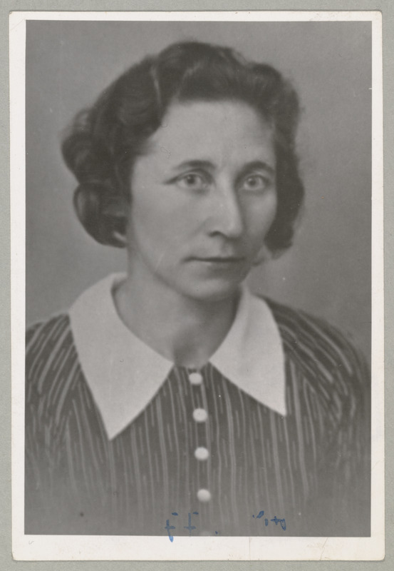 Portree: Juliana Tellman - ENSV Ülemnõukogu 1. koosseisu saadik 1940.a.