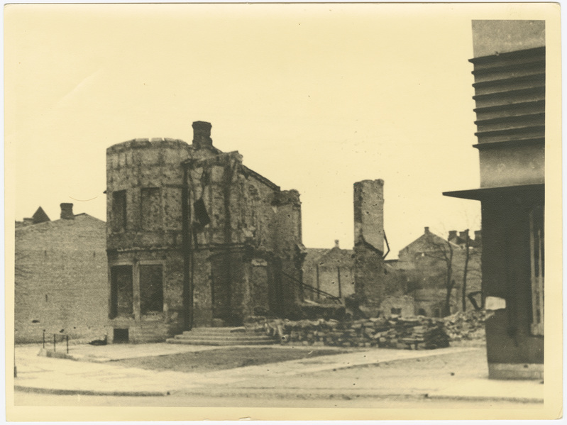 Tallinn 1944.a. Purustatud hooned Estonia pst.