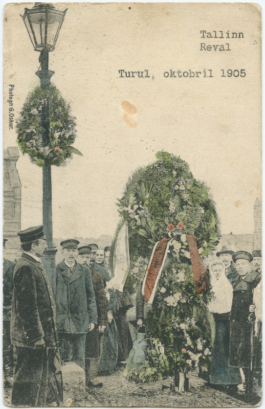 1905.a. 16.oktoobri veretöö ohvrite mälestuseks püstitatud rist
