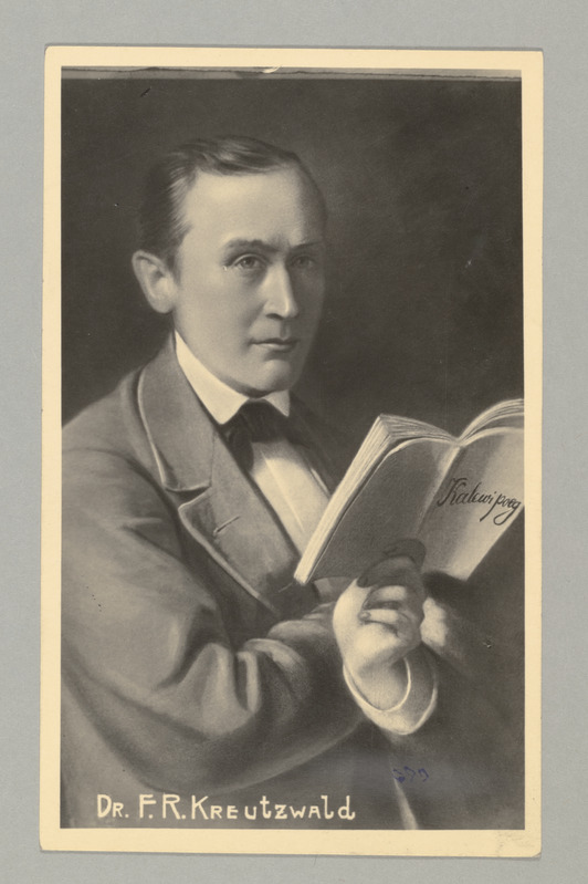 Reprofoto Johann Köleri maalist (1864). Portree: dr. Friedrich Reinhold Kreutzwald.