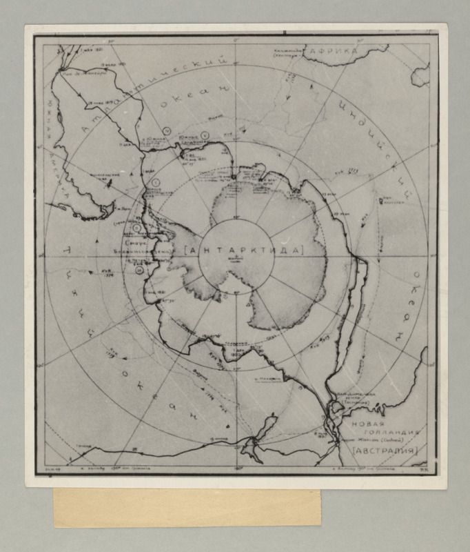 130.aastat Vene ekspeditsiooni algusest Antarktikasse ( 16.juuli 1819.a.).  Ekspeditsiooni teekond Antarktises (kaart).