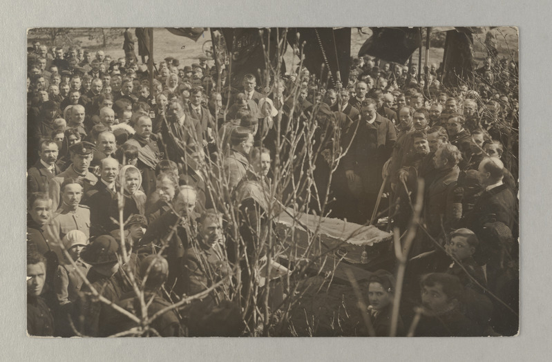 Juhan Jolleri matused Rahumäel 07.05.1917.a.