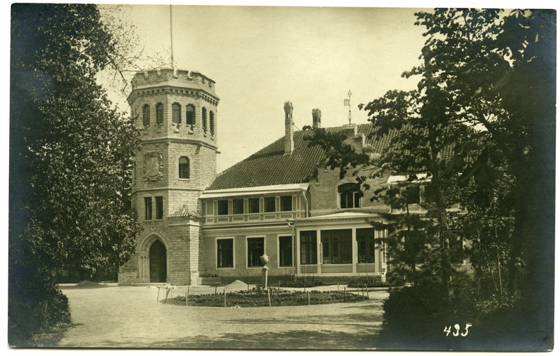 Maarjamägi/ Marienberg, Orlovi (krahv Anatoli Vladimirovitš Orlov-Davõdov) lossi  fassaad, ca 1907. a. Tallinn/ Reval.