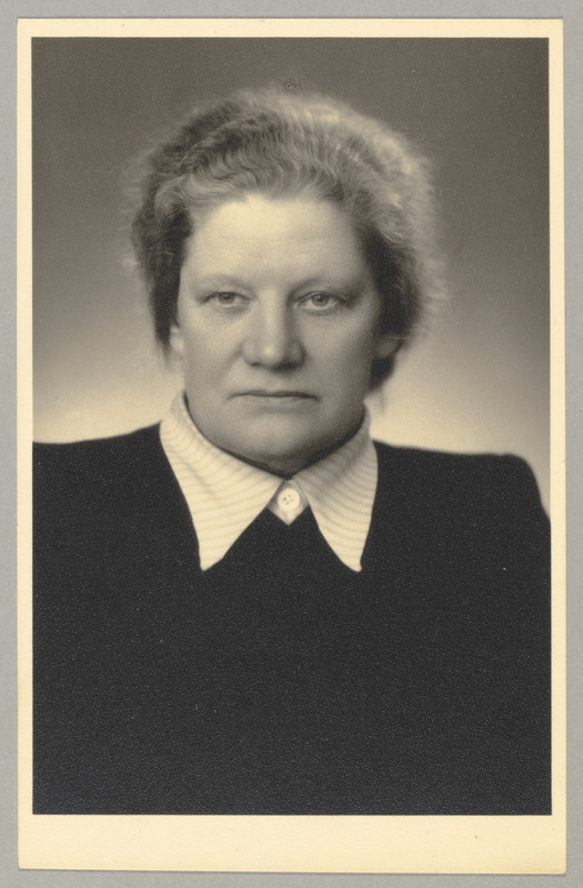 Portree: Alma Tomingas - ENSV Ülemnõukogu saadik, valitud 16.02.1947