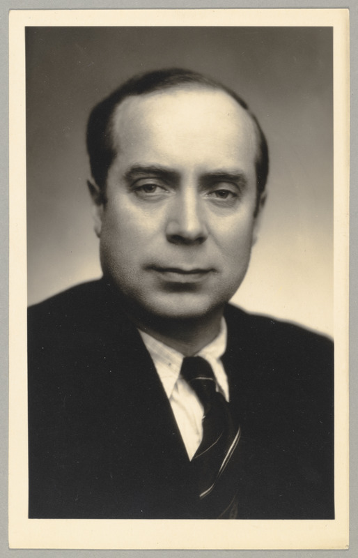 Portree: Eugen Kapp - ENSV Ülemnõukogu saadik, valitud 16.02.1947