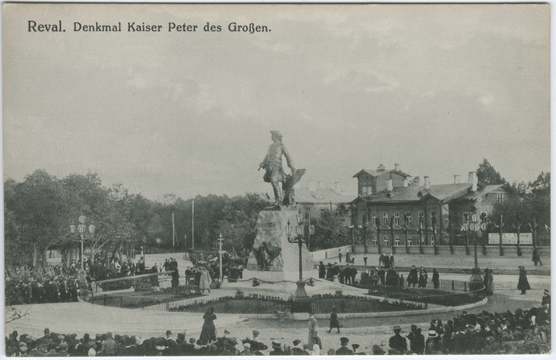 Peeter suure skulptuur Tallinnas.