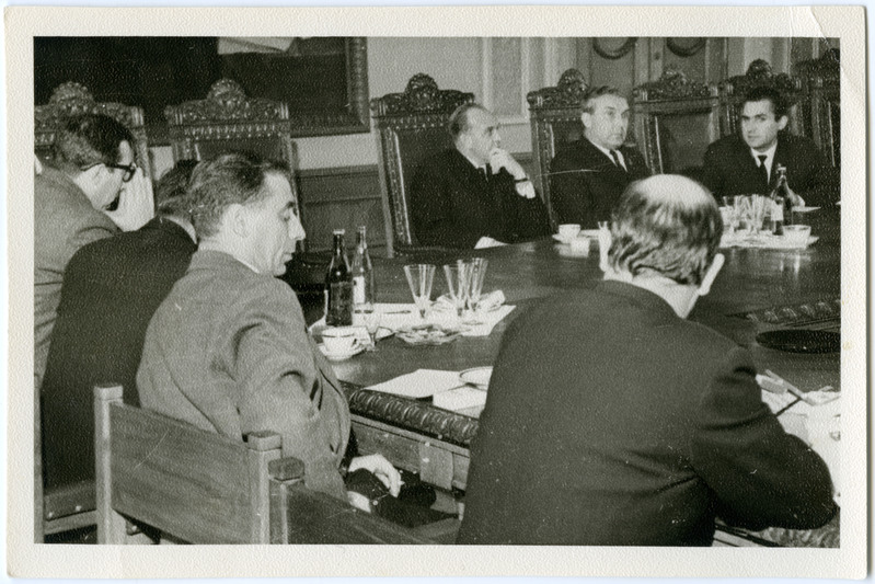 Välisajakirjanike vastuvõtt ENSV Ministrite Nõukogus. 1971. aasta.