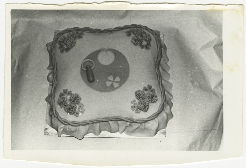 Kohvik "Tallinna" tootmisjuhti meisterkondiiter Leonid Heina arhiiv. Tort.