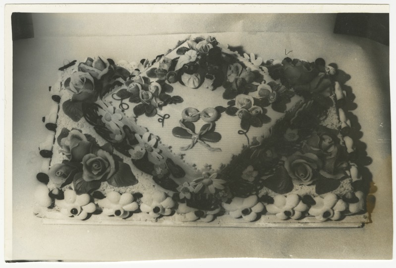 Kohvik "Tallinna" tootmisjuhti meisterkondiiter Leonid Heina arhiiv. Tort.