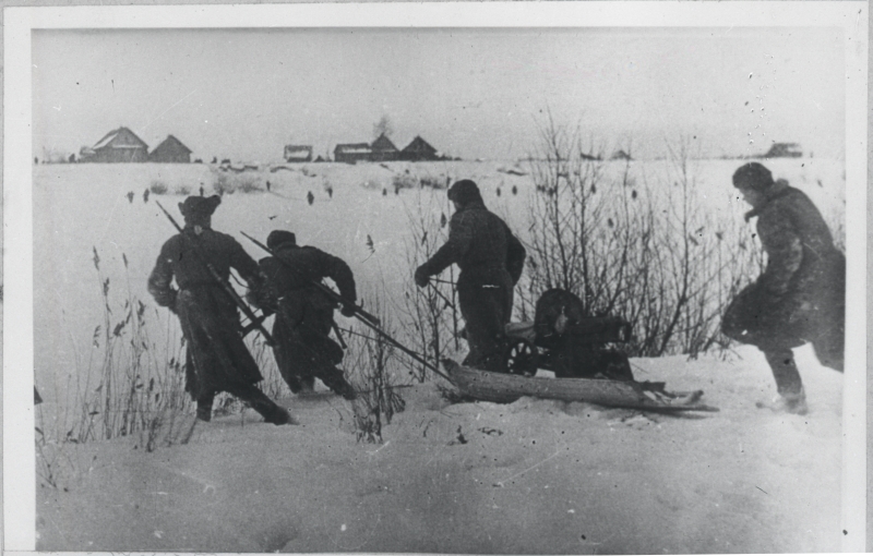 Narva jõe forsseerimine lõuna pool Narvat veebruris 1944.