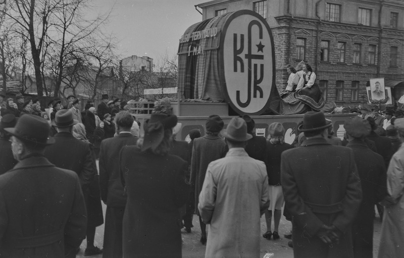 Tallinn. 1. mai paraad 1950