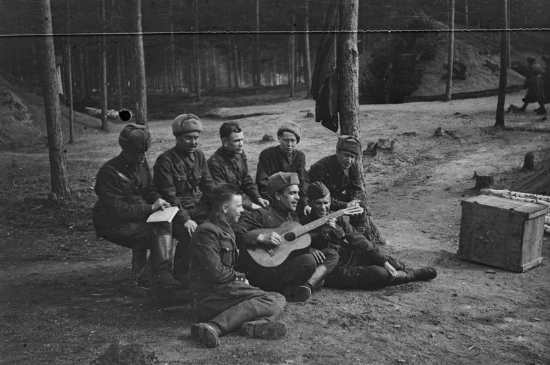 7. Eesti Laskurdiviis. Grupp sõjaväelasi