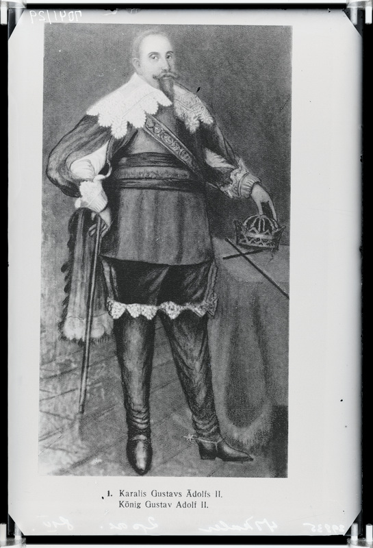 Reprofoto trükisest. Gustav II Adolf.