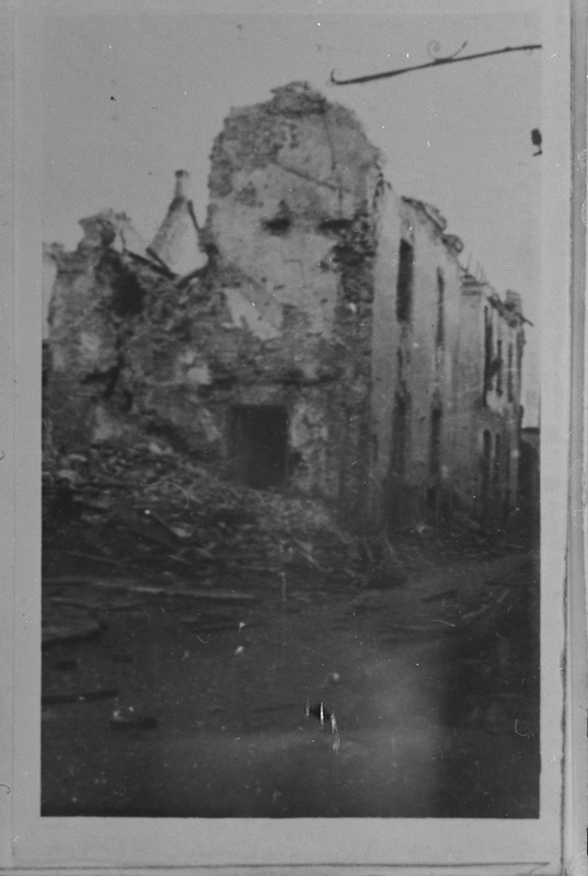 Narva sõjapurustused. Maja Viru tänav 10