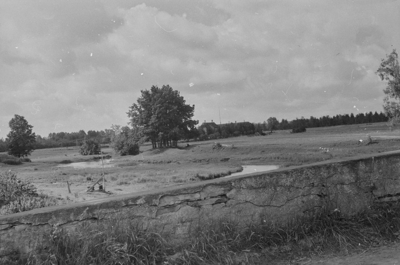Vanamõisa mõis (Kirbla mõis). Vaade jõele sillalt (vaade põhjast)