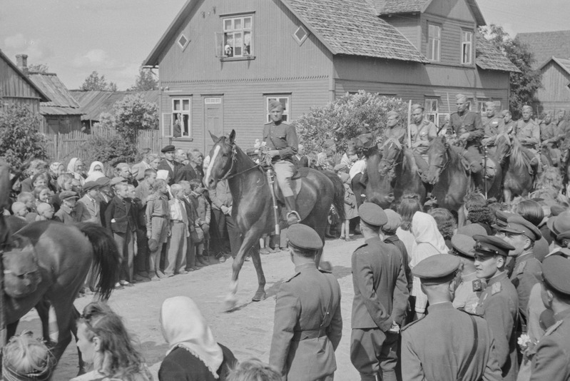 8. Eesti Laskurkorpuse  saabumine Kuramaalt.