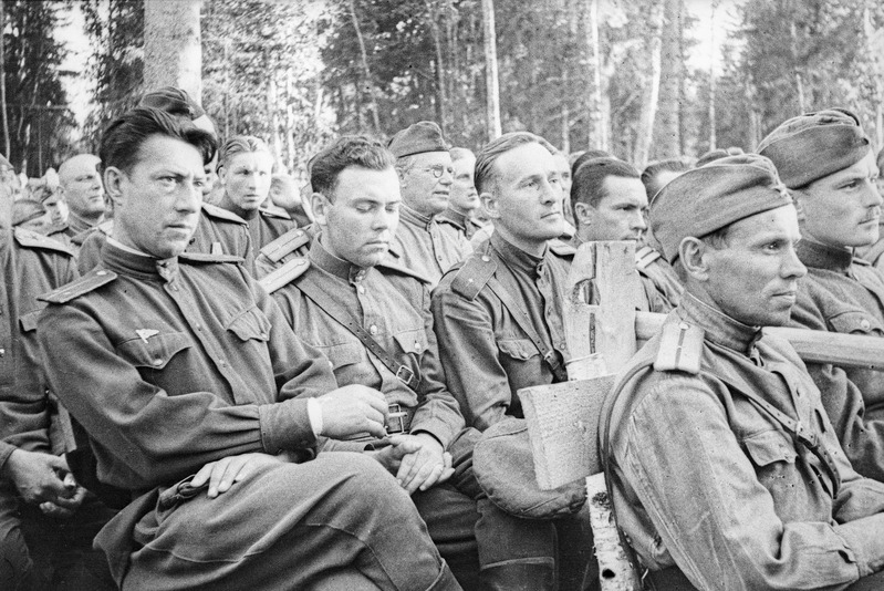 8. Eesti Laskurkorpuse sõdurid