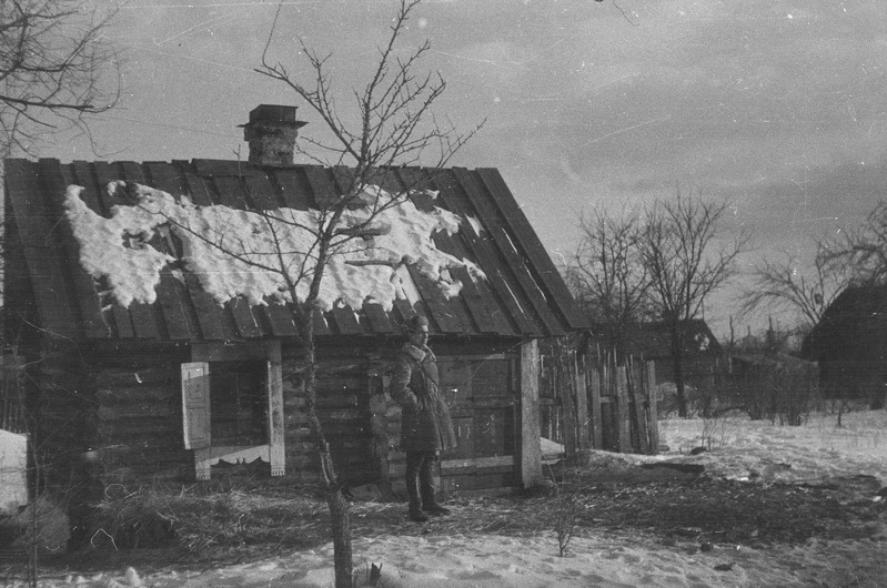 7. Eesti Laskurdiviis. Krestovo küla Kingissepa lähedal.