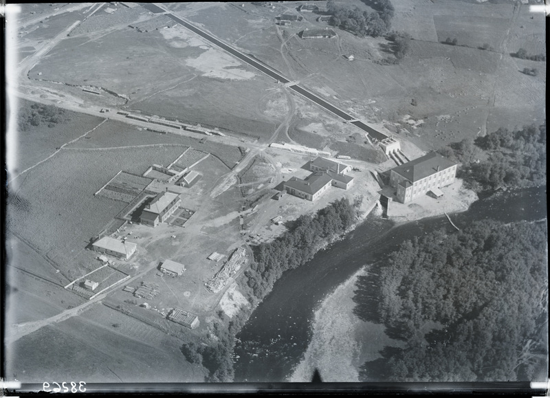 Aerofoto (pildistatud 400 m kõrguselt). Jägala Puidumassi vabrik (Tallinna Tselluloosi- ja Paberivabriku filiaal) valmis 1917. a-l.