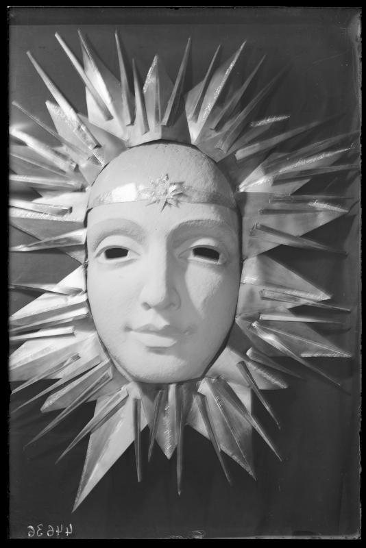Mask - Päike, 1930ndatest. Tundmatu autori negatiiv.
