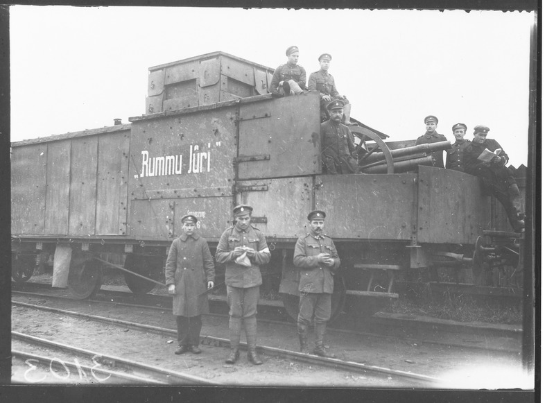 Repropildistus fotost. Soomusrong "Rummu-Jüri" Vabadussõjas (1918-1920)