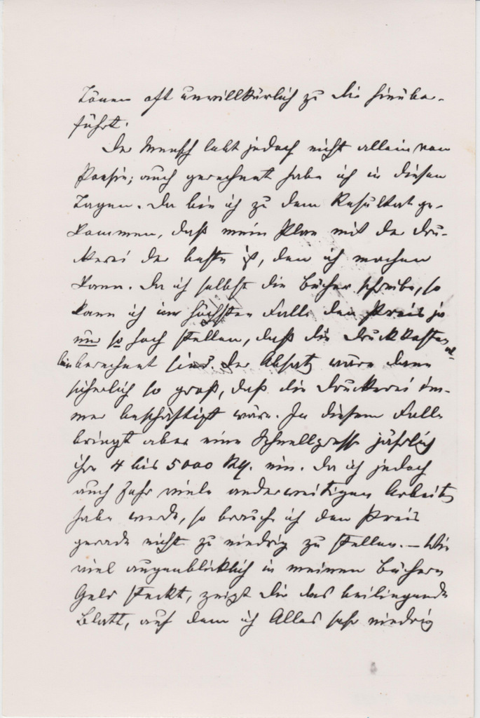Carl Robert Jakobsoni kiri Julie Thalile 18.03.1872. Kolmas lehekülg.