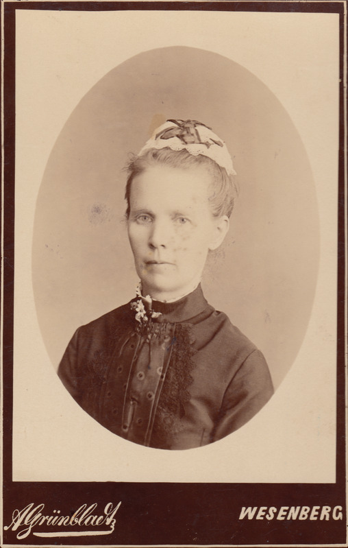 Marie Friederike Jakobson (sünd. Thal), C. R. Jakobsoni venna Friedrich Corneliuse abikaasa.
