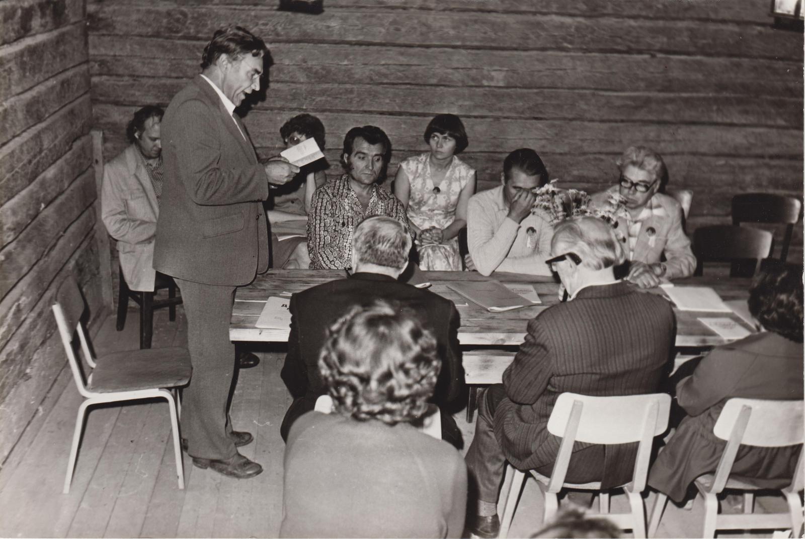 C. R. Jakobsoni Talumuuseumi teaduslik nõukogu Kurgjal.