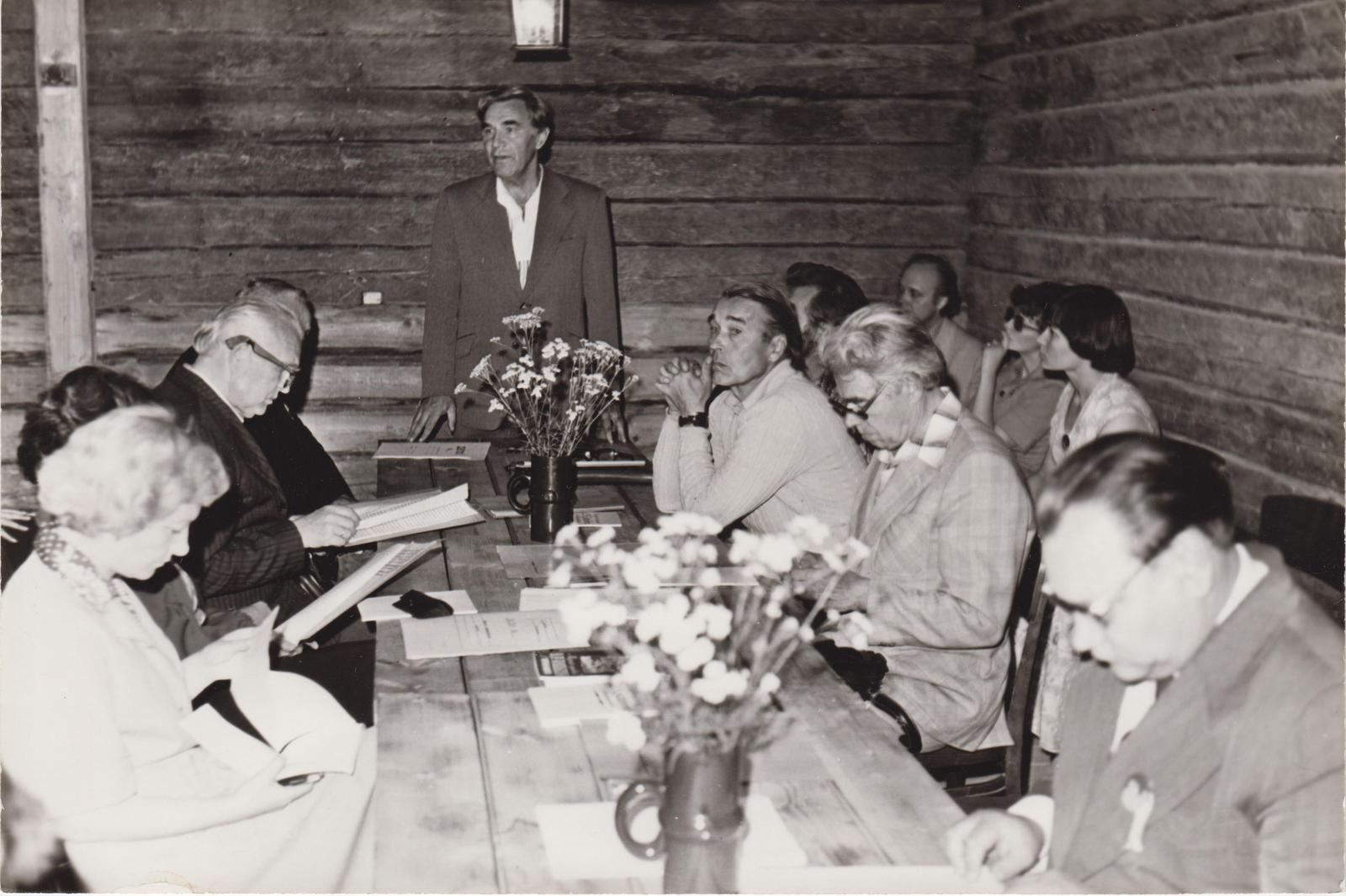 C. R. Jakobsoni Talumuuseumi teaduslik nõukogu Kurgjal jahu-ja saeveskis.