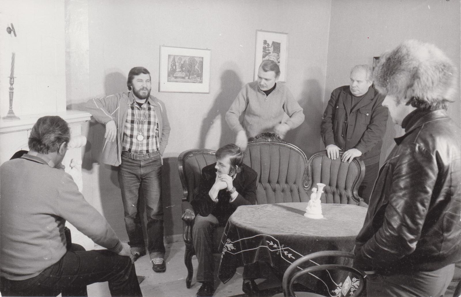 Telefilmi "Linnutaja veskiviisid" filmivõtted Kurgjal.