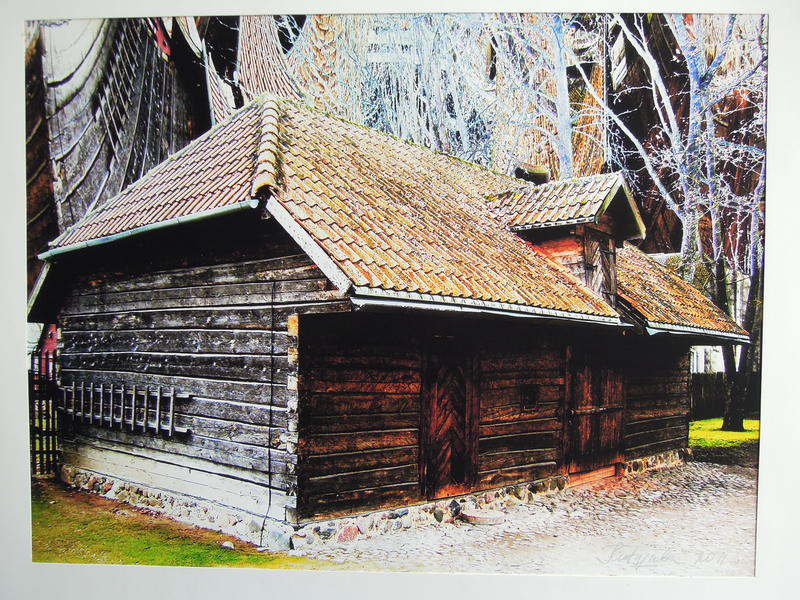 Foto (digigraafika). Dr. Fr. R. Kreutzwaldi Memoriaalmuuseum, tõllakuur, ait. Võru, 2011.