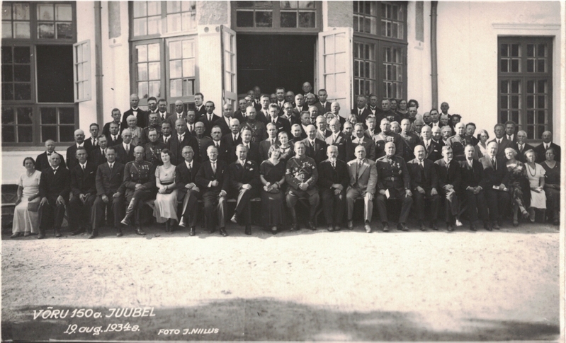 Foto. Võru linna 150. juubeli aktus. 19.08.1934.