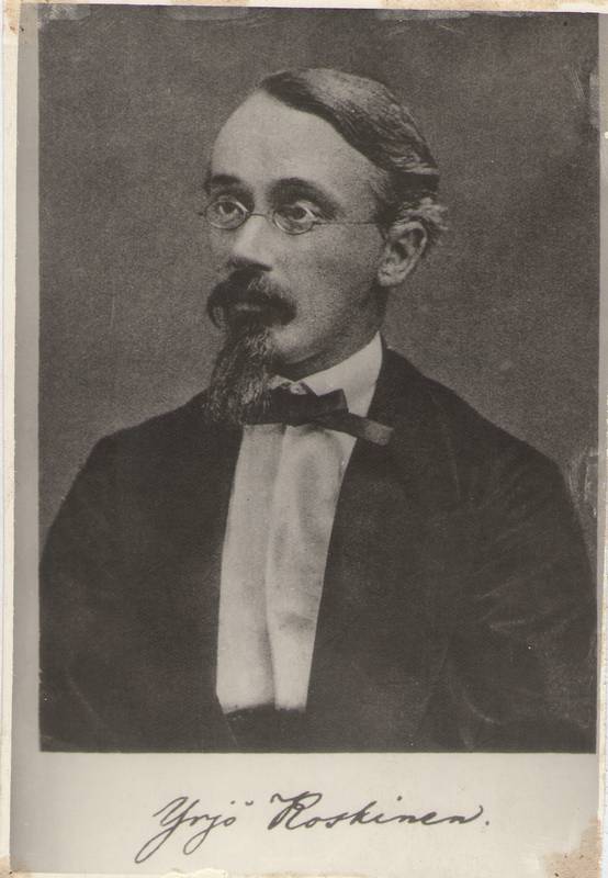Foto. Yrjö Koskinen (1830-1903), Soome ajaloolane.