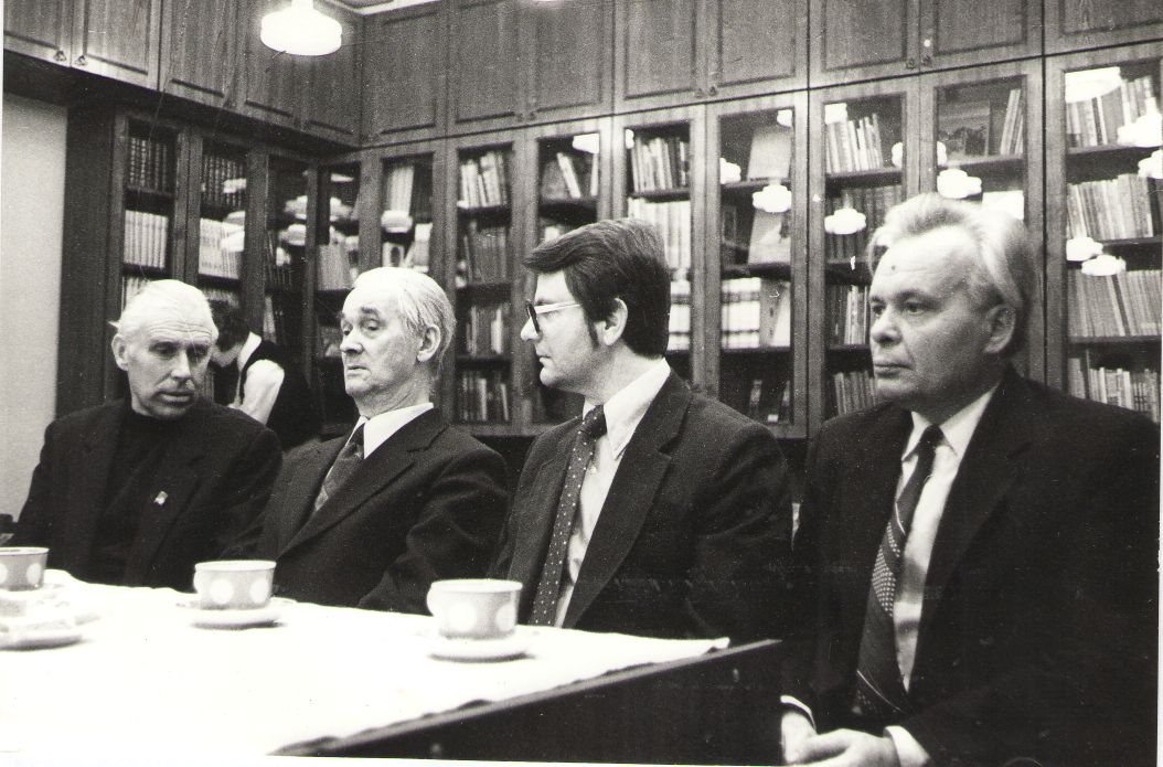 Foto. Teadusnõukogu liikmed. Võru, 1983.