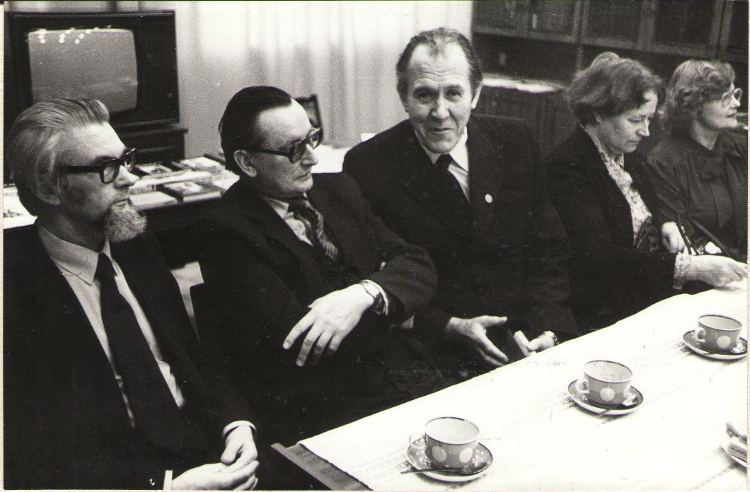 Foto. Teadusnõukogu liikmed. Võru, 1983.